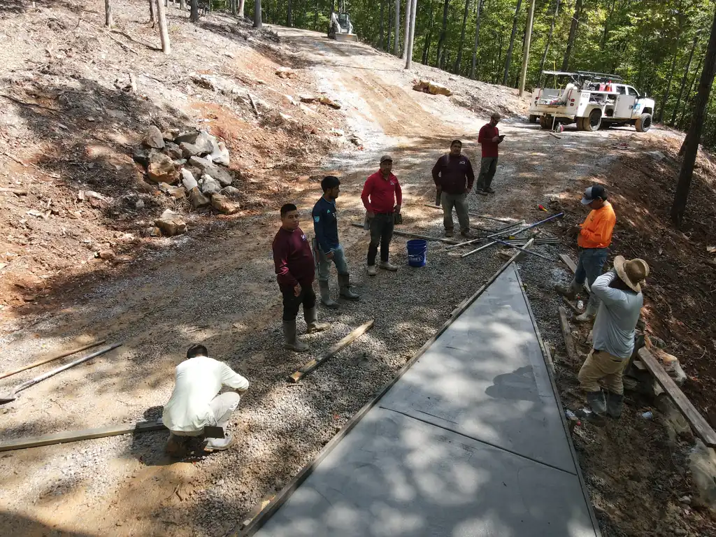 Concrete Driveways project by Sosa Concrete in Knoxville, Tennessee