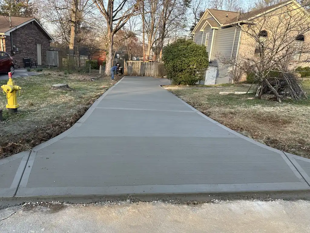 Concrete Driveways project by Sosa Concrete in Knoxville, Tennessee