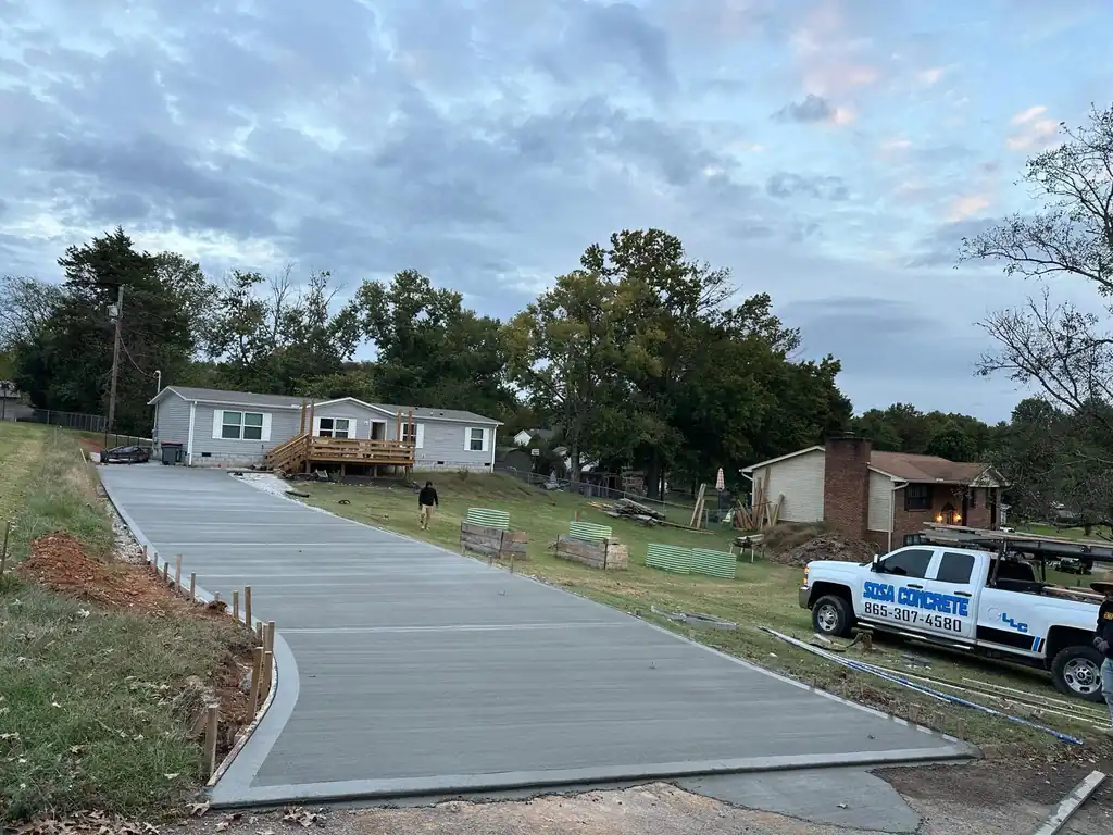 Concrete Driveways project by Sosa Concrete in Knoxville, Tennessee