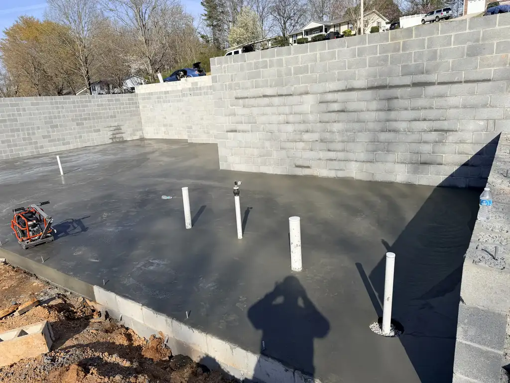 Foundations &amp; Slabs project by Sosa Concrete in Knoxville, Tennessee
