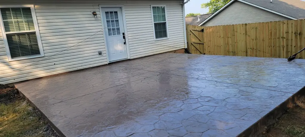 Stamped & Decorative Concrete project by Sosa Concrete in Knoxville, Tennessee