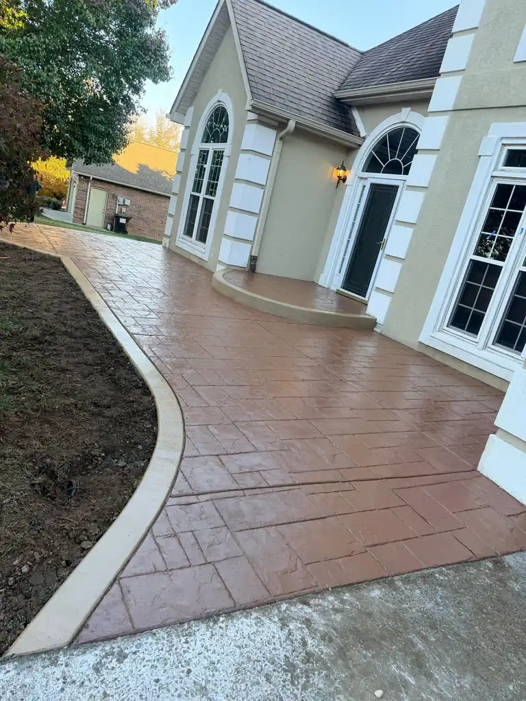 Stamped & Decorative Concrete project by Sosa Concrete in Knoxville, Tennessee