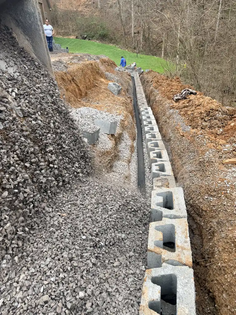 Steps &amp; Retaining Walls project by Sosa Concrete in Knoxville, Tennessee