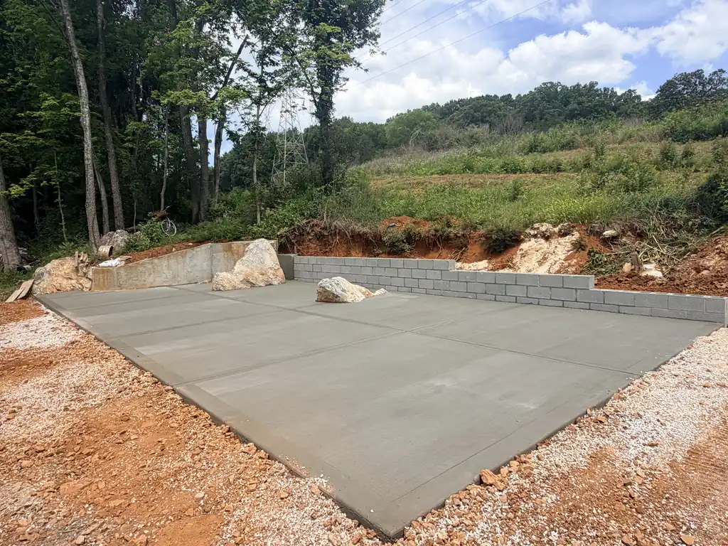 Steps &amp; Retaining Walls project by Sosa Concrete in Knoxville, Tennessee