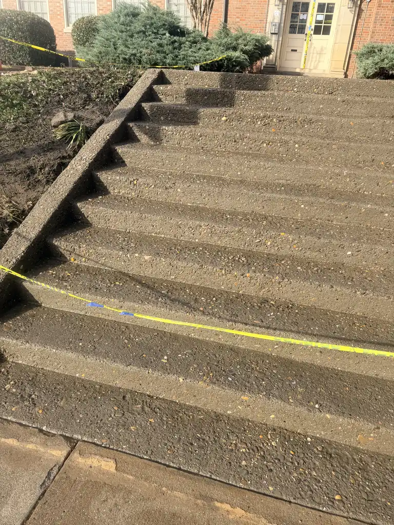 Steps &amp; Retaining Walls project by Sosa Concrete in Knoxville, Tennessee
